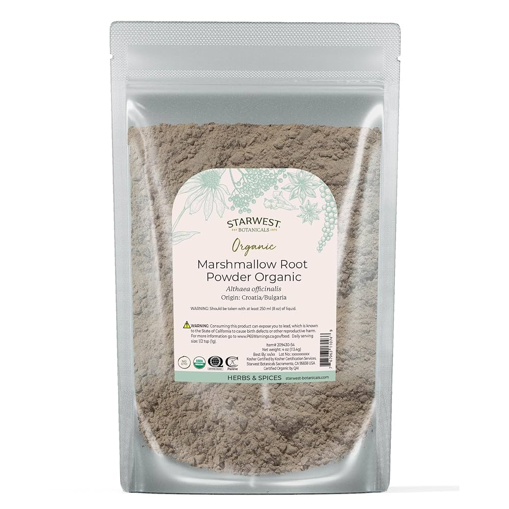 Amazon.com: Starwest Botanicals Organic Marshmallow Root